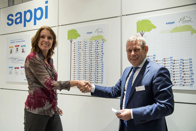 Sappi patrocina el proyecto solidario WeForest en Labelexpo 2015