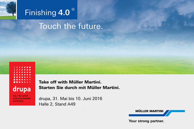 Mller Martini presentar Finishing 4.0 en la drupa 2016