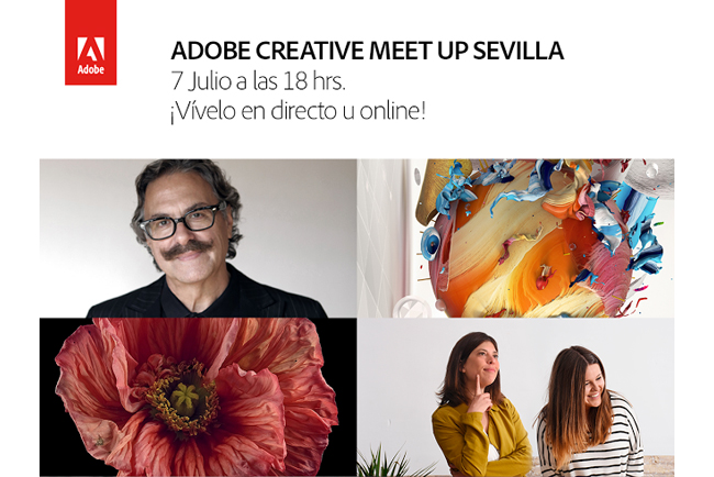 Adobe abre registros para su primer Creative Meet Up en Sevilla y anuncia retransmisin en directo va streaming