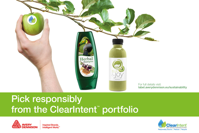 La nueva gama de productos ClearIntent de Avery Dennison permite mejoras en sostenibilidad