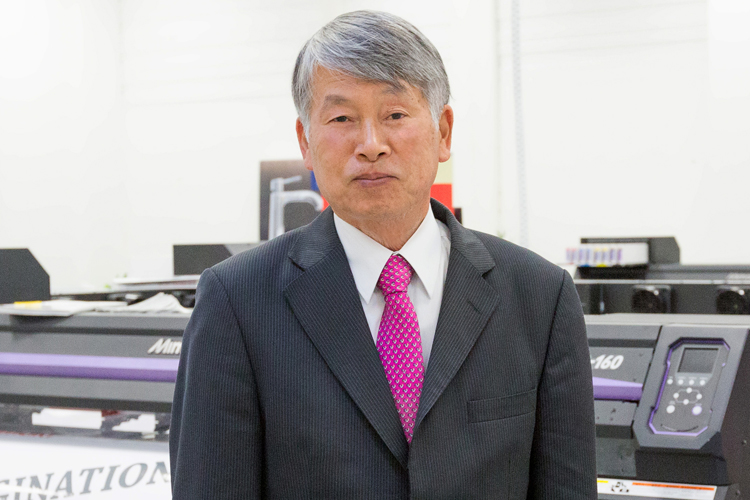 Sakae Sagane, Chairman of Mimaki Europe, has retired
