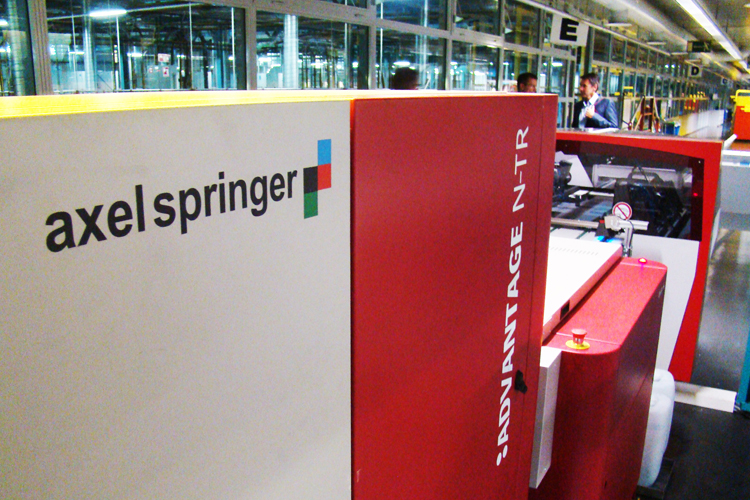 Axel Springer instala las nuevas soluciones de impresin de peridicos de Agfa Graphics en su sede de Berln