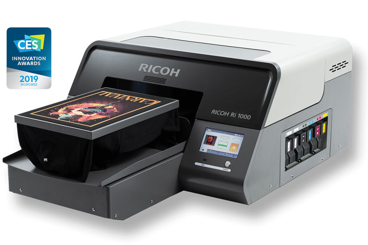 Ricoh presenta en FESPA la impresora textil Ri 1000 de produccin rpida y de alta calidad