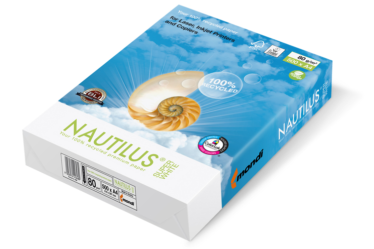 Mondi llena un vaco en el mercado del papel reciclado extendiendo la gama de su marca NAUTILUS