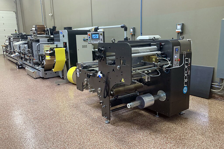 Enprom instala una mquina de sleeve eRS en el centro tecnolgico de ABG en USA
