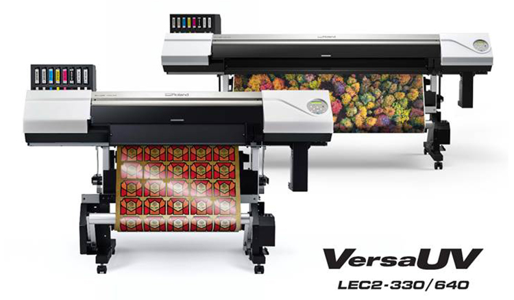 Roland DG anuncia el lanzamiento de las impresoras/cortadoras en bobina VersaUV LEC2 y las impresoras planas de gran formato de la Serie S