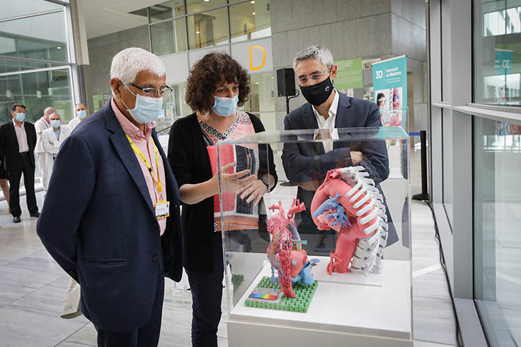 El Hospital de Sant Pau y HP inauguran la exposicin: 3D Innovacin en Medicina