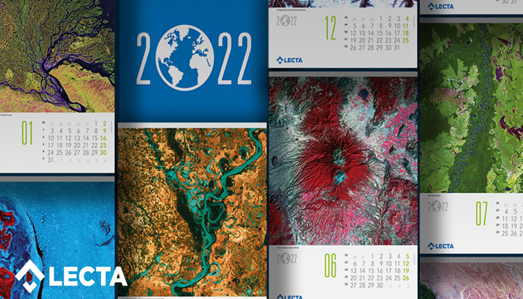 La mirada sobre la Tierra en el calendario Lecta 2022