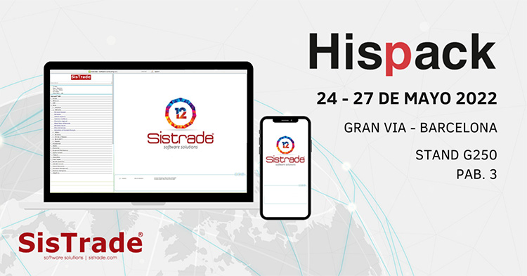 SISTRADE asistir como expositor en Hispack 2022