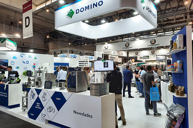 Domino presenta en Hispack 2022 sus innovadoras soluciones en codificacin