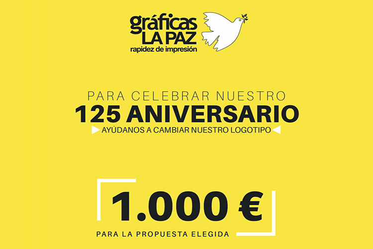 Grficas la Paz convoca un concurso para redisear su logotipo, dotado con un premio de 1.000 euros