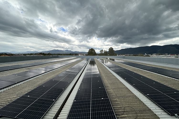 Inaugurado el parque fotovoltaico que cubre la planta de produccin de 4Graph