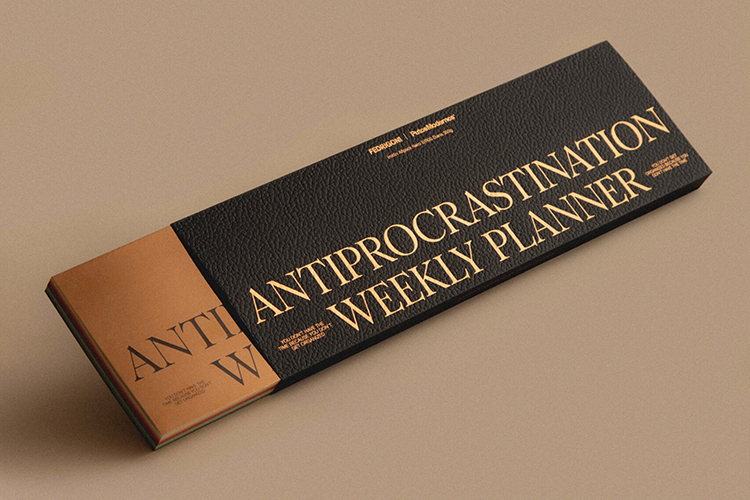 Antiprocrastination Weekly Planner: Adis a la procrastinacin!