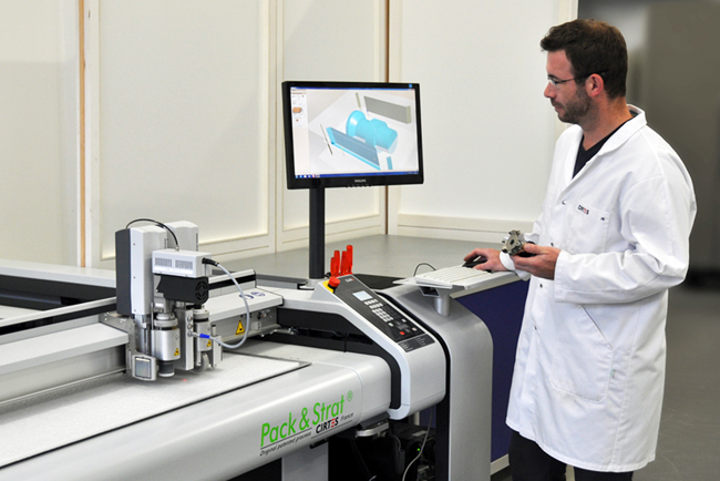 El proceso de embalaje 3D Pack&Strat®, implantado en la fábrica Seco Tools en Francia