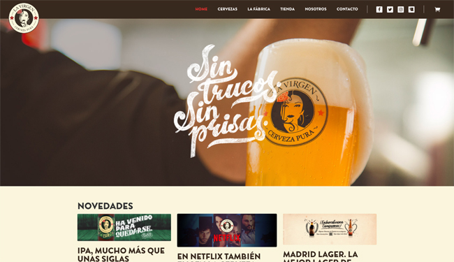 Cerveza La Virgen, una de las “mejores rubias de España” luce su pack de 6 botellines en una solución DS Smith