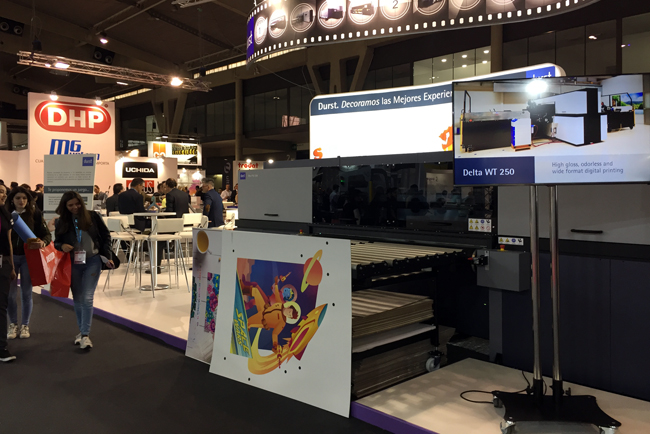 Gran acogida de las soluciones Durst en Graphispag 2017