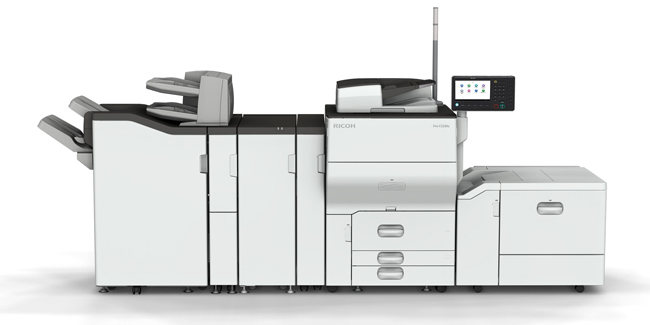 Los nuevos servidores EFI Fiery para la serie Ricoh Pro™ C5200 proveen un rendimiento y calidad excepcionales