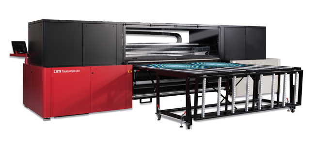 Agfa Graphics lanzará la versión LED de la impresora de gran formato Jeti Tauro durante la feria FESPA 2017