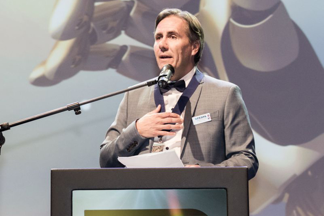 Christian Duyckaerts inaugurated as Fespa President