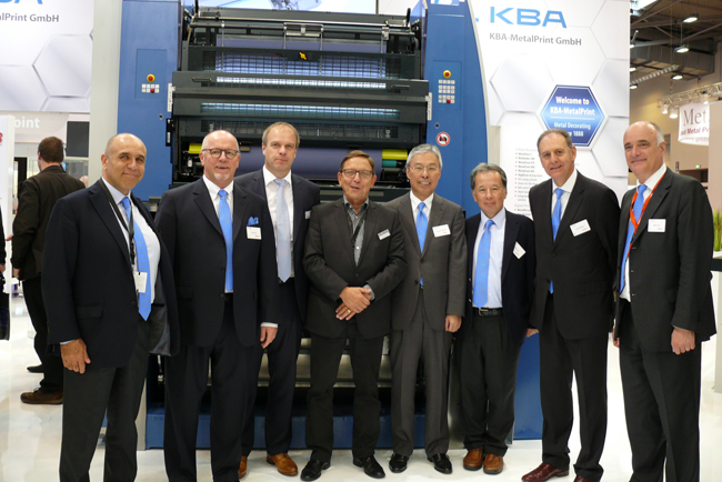 Sun Chemical and KBA-MetalPrint treading new paths together