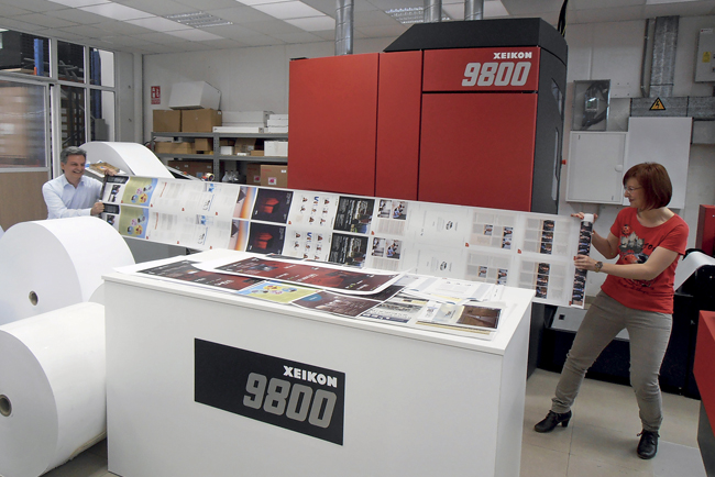 Sistemes de Comunicació Gràfica instala la primera Xeikon 9800 de España