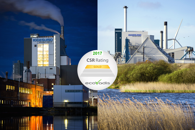 Iggesund’s mills receives the highest sustainability rating from EcoVadis