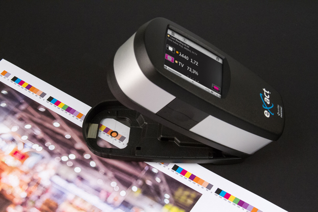 La familia X Rite eXact es compatible con el nuevo estándar ISO para valores de tono de colores directos (SCTV)
