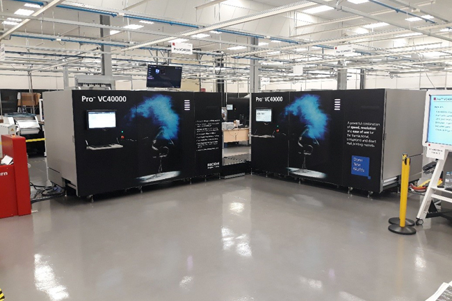 Ricoh lanza las nuevas impresoras Pro V20000 y Pro VC40000, que amplían su gama de inyección de tinta de alta producción