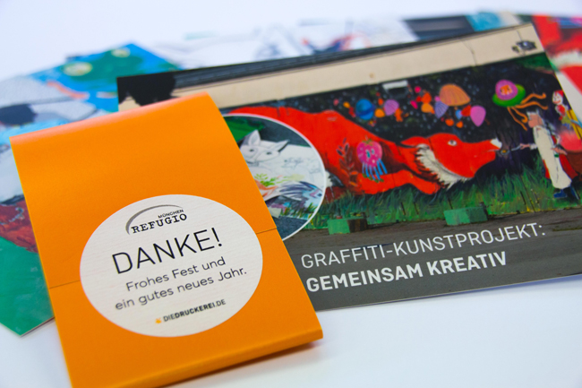 Con el arte contra los traumas de los desplazados, Onlineprinters apoya al proyecto de grafitis «on the road»