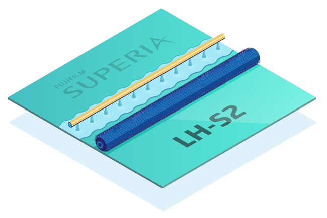 Nueva plancha Fujifilm Superia LH-S2, baja en químicos