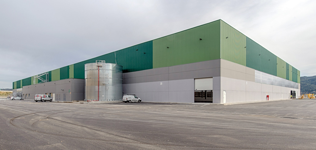 INBISA finaliza la construcción de un nuevo almacén logístico para SAICA PACK en Sant Esteve Sesrovires