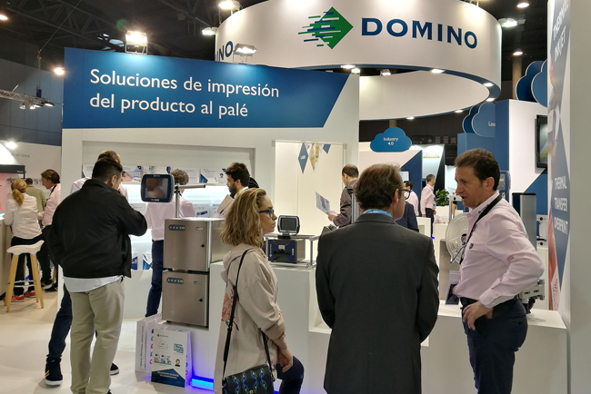 Domino valora muy positivamente su participación en Hispack 2018