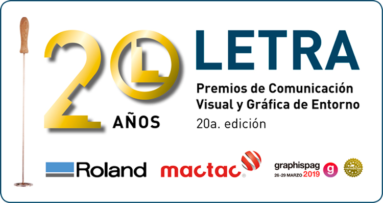 Los LETRA, premios pioneros y de referencia en España para el mercado de la comunicación visual, celebran su 20 aniversario