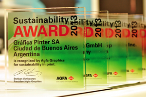 Agfa Graphics anuncia los ganadores de los Premios de Sostenibilidad 2013