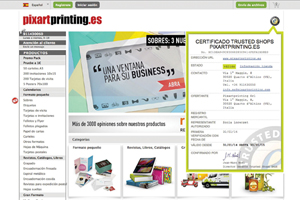 Pixartprinting consigue el certificado Trusted Shops, sello europeo de calidad para las tiendas virtuales