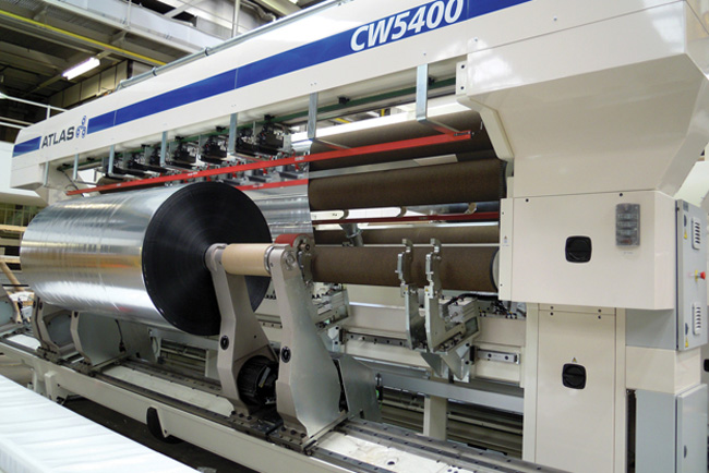 OPP Film (Peru) is first to install new 4.8m wide Atlas CW5400 slitter rewinder for film