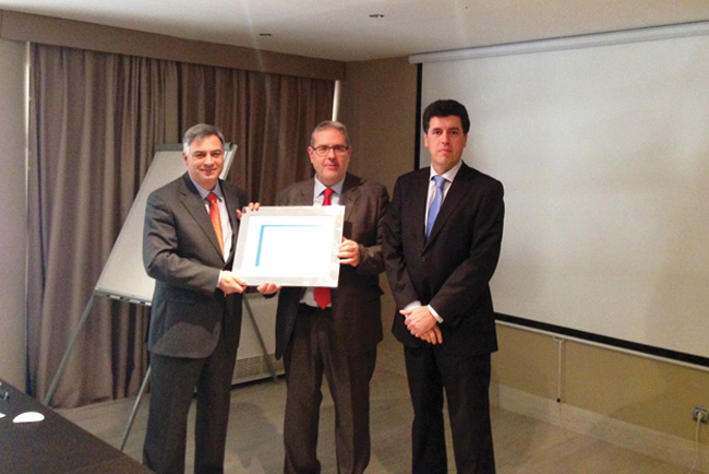 Siegwerk Spain recibe el premio ASPACK al Mejor Proveedor 2013
