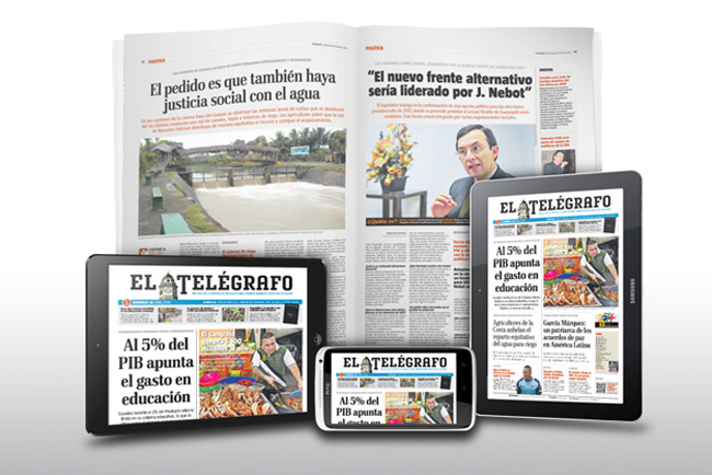 El peridico ecuatoriano El Telgrafo confa en MILENIUM para renovar su rea editorial
