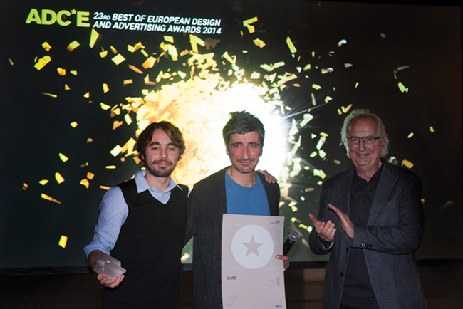 Los creativos espaoles premiados en los ADC*E Awards 2014 reciben su galardn en la ADC*E Night
