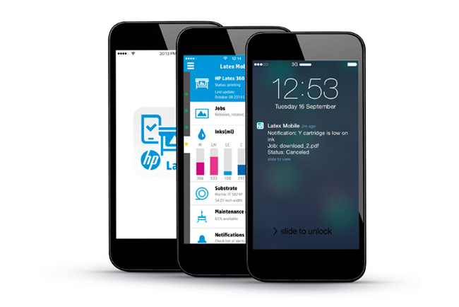 HP anuncia la disponibilidad global de la aplicacin HP Latex Mobile para smartphones