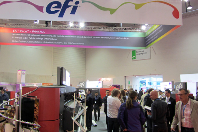 EFI exhibe sus innovaciones en Fespa 2015