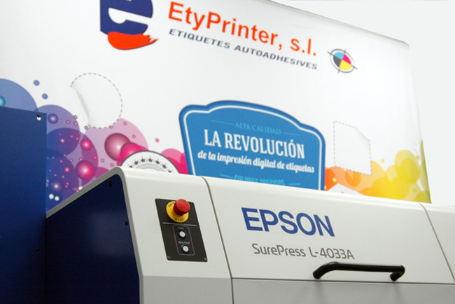 Etyprinter incorpora la primera Epson SurePress instalada en Espaa
