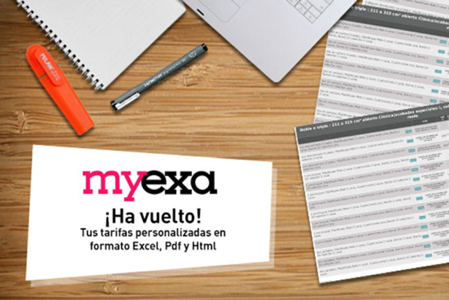 MyExa: Exaprint pone los productos, t fijas los precios