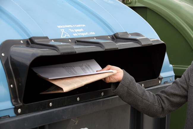 La recogida de papel para reciclar vuelve a crecer con fuerza: se incrementa el 4,1% en 2014