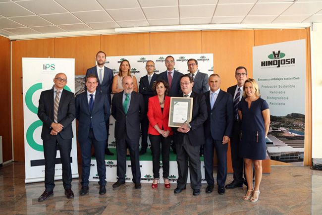 Rafael Hinojosa Xtiva recibe el primer Certificado IPS de Sostenibilidad de toda la Comunitat Valenciana