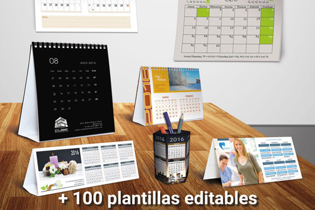 Truyol Digital, ms de 100 plantillas editables para tus calendarios 2016
