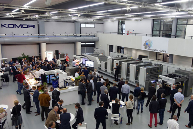 Komori inaugura su nuevo Centro Grfico en Europa