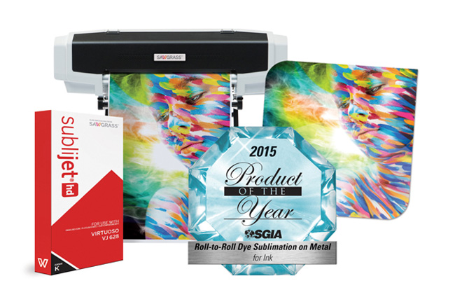 Las tintas SubliJet-HD de Sawgrass, nombradas por la SGIA como producto del ao