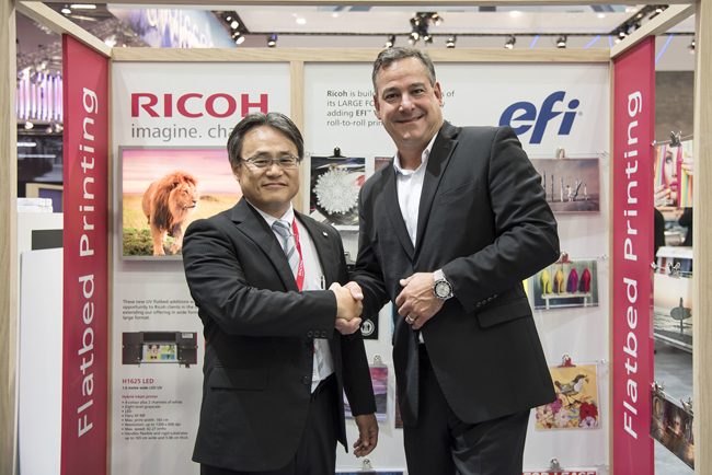 Ricoh partners with EFI VUTEK to offer market-leading flatbet printing solutions