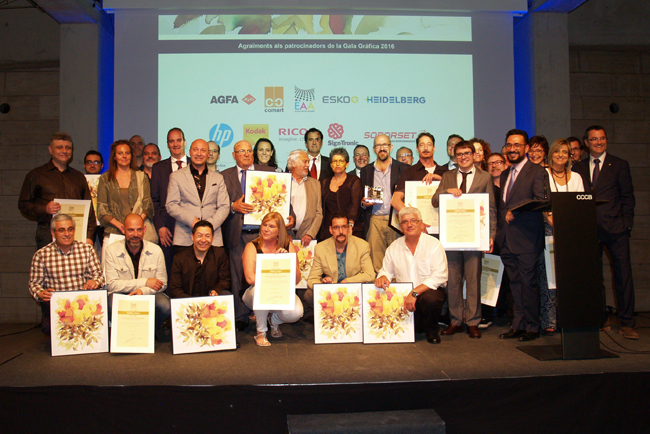 El 65 Concurso de Artes Grficas premia los trabajos de una veintena de empresas en el acto central de la Gala Grfica